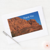 Valley of Fire   Rechthoekige Sticker (Envelop)