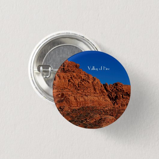 Valley of Fire Ronde Button 3,2 Cm (Voorkant /achterkant)
