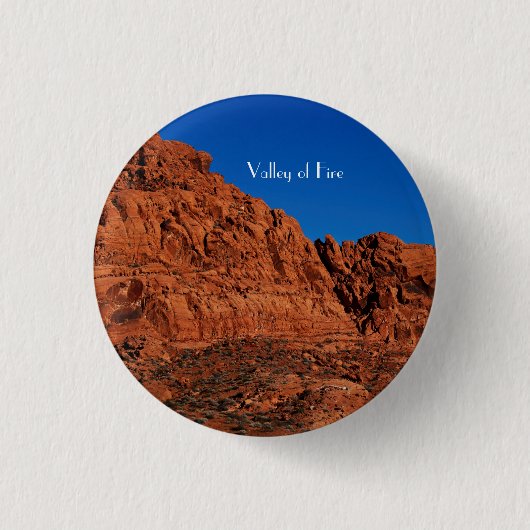Valley of Fire  Ronde Button 3,2 Cm (Voorkant)