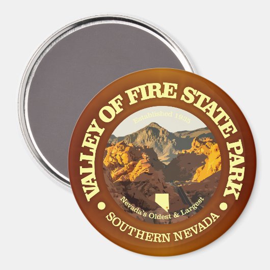 Valley of Fire SP Magneet (Voorkant / Achterkant)