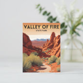 Valley of Fire State Park Briefkaart (Staand voorkant)