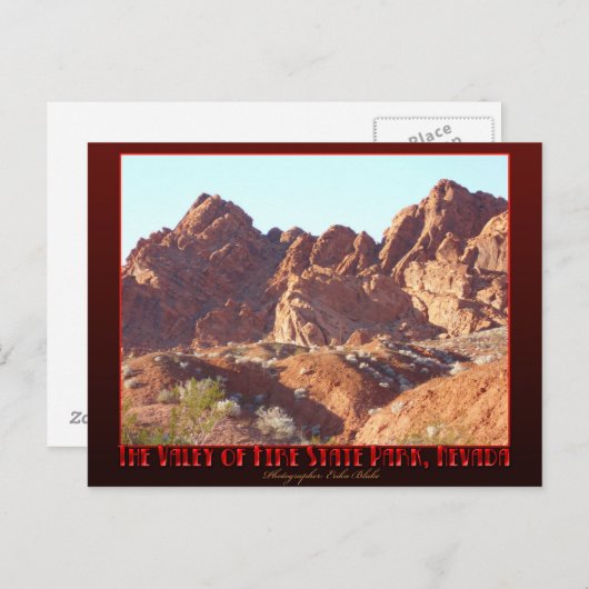 Valley of Fire State Park Briefkaart (Voorkant / Achterkant)