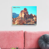 Valley of Fire State Park Canvas Afdruk (Insitu (Woonkamer))