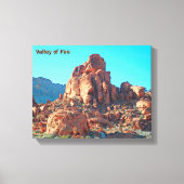 Valley of Fire State Park Canvas Afdruk (Voorkant)