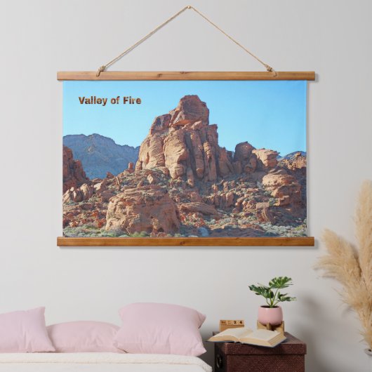Valley of Fire State Park Hangend Wandkleed (Slaapkamer)