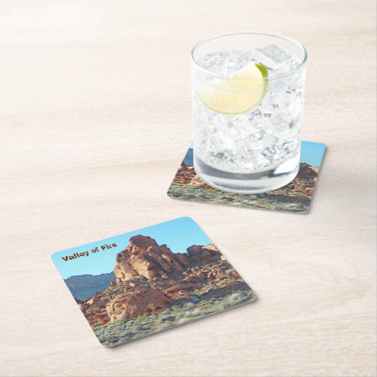 Valley of Fire State Park Kartonnen Onderzetters (Insitu)