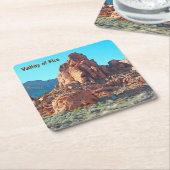 Valley of Fire State Park Kartonnen Onderzetters (Schuin)