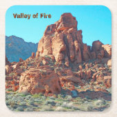 Valley of Fire State Park Kartonnen Onderzetters (Voorkant)