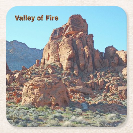 Valley of Fire State Park Kartonnen Onderzetters (Voorkant)