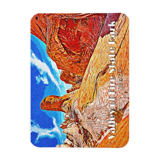 Valley of Fire State Park Magneet (Verticaal)