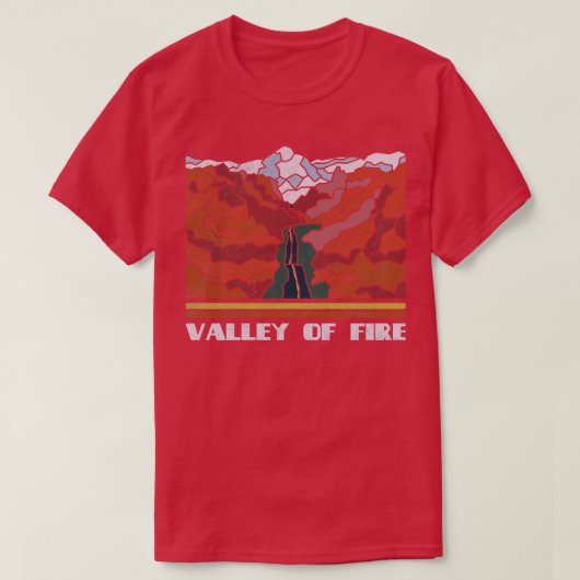 Valley of Fire State Park Natuur Lover  Ret T-shirt (Design voorkant)