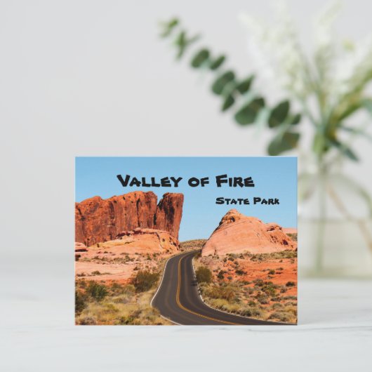 Valley of Fire State Park Nevada America USA Briefkaart (Staand voorkant)