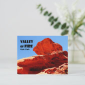 Valley of Fire State Park Nevada America USA Briefkaart (Staand voorkant)