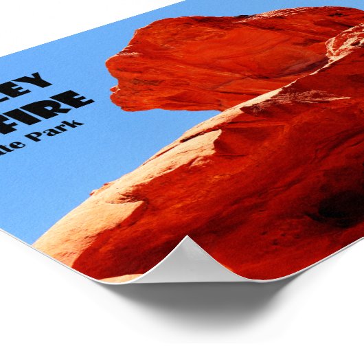 Valley of Fire State Park Nevada America USA Poster (Hoek)
