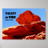 Valley of Fire State Park Nevada America USA Poster (Voorkant)