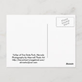 Valley of Fire State Park, Nevada, Briefkaart (Achterkant)