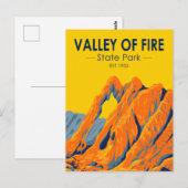 Valley of Fire State Park Nevada  Briefkaart (Voorkant / Achterkant)