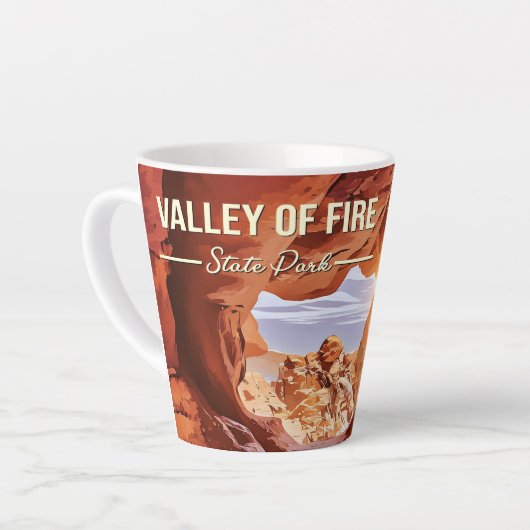 Valley of Fire State Park, Nevada Latte Mok (Linkerhoek)