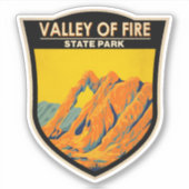 Valley of Fire State Park Nevada  Sticker (Voorkant)