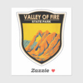 Valley of Fire State Park Nevada  Sticker (Vel)