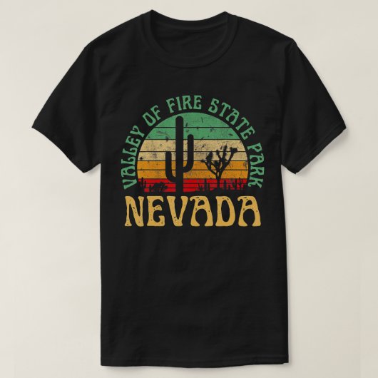 Valley of Fire State Park Nevada woestijn Hiking R T-shirt (Design voorkant)