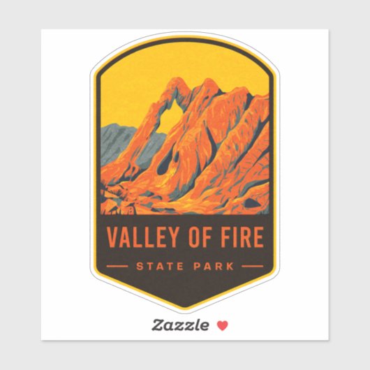 Valley Of Fire State Park Sticker (Vel)