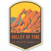 Valley Of Fire State Park Sticker (Voorkant)