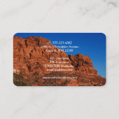 Valley of Fire  Visitekaartje (Achterkant)