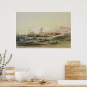 Valley of Nile with Ruins of the Temple of Poster (Keuken)