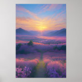 Valley of Paars Dreams Poster (Voorkant)