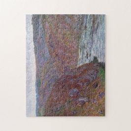 Valley of the Creuse (Grijze dag) van Claude Monet Legpuzzel