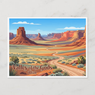 Valley of the Gods Mexican Hat Utah Briefkaart