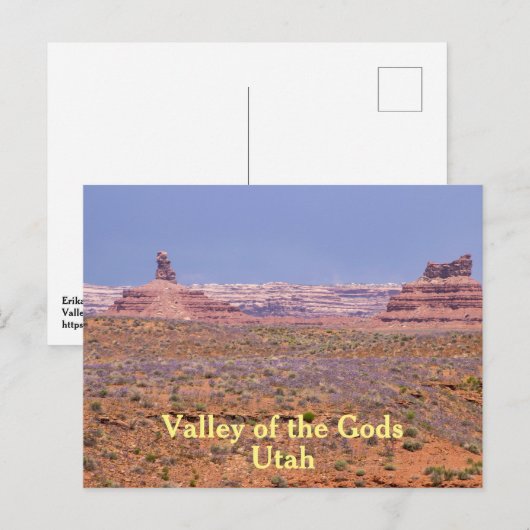 Valley of the Gods Utah-Briefkaart Briefkaart (Voorkant / Achterkant)