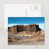 Valley of the moon, Atacama woestijn, Chili woesti Briefkaart (Voorkant / Achterkant)