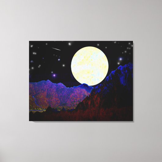 Valley of the Moon Canvas Afdruk (Voorkant)