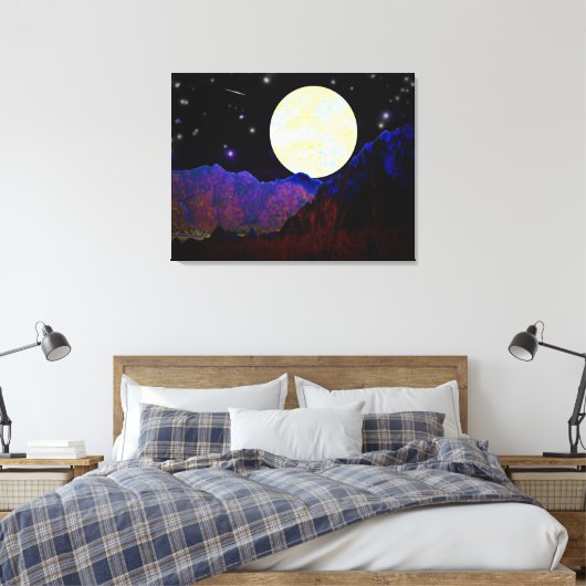 Valley of the Moon Canvas Afdruk (Insitu (Slaapkamer))