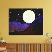 Valley of the Moon Canvas Afdruk (Insitu (Woonkamer))
