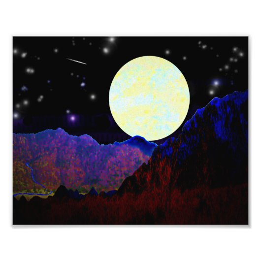 Valley of the Moon Foto Afdruk (Voorkant)
