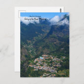 Valley of the Nuns, Madeira, Portugal Briefkaart (Voorkant / Achterkant)