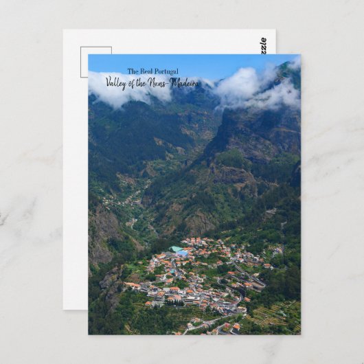 Valley of the Nuns, Madeira, Portugal Briefkaart (Voorkant / Achterkant)