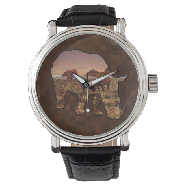 Valley of the Rhinoceros Horloge (Voorkant)