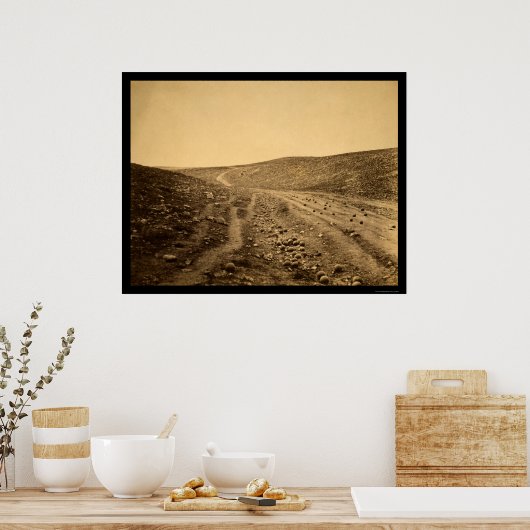 Valley of the Shadow of Death 1855 Poster (Keuken)