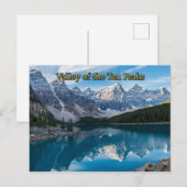 Valley of the Ten Peaks, Banff National Park Briefkaart (Voorkant / Achterkant)