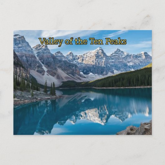 Valley of the Ten Peaks, Banff National Park Briefkaart (Voorkant)