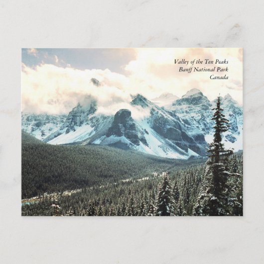 Valley of the Ten Peaks Briefkaart (Voorkant)