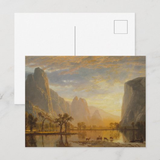 Valley of the Yosemite Briefkaart (Voorkant / Achterkant)