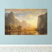 Valley of the Yosemite Canvas Afdruk (Insitu (Houten vloer))