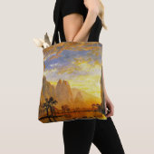 Valley of Yosemite door Albert Bierstadt Tote Bag (Dichtbij)