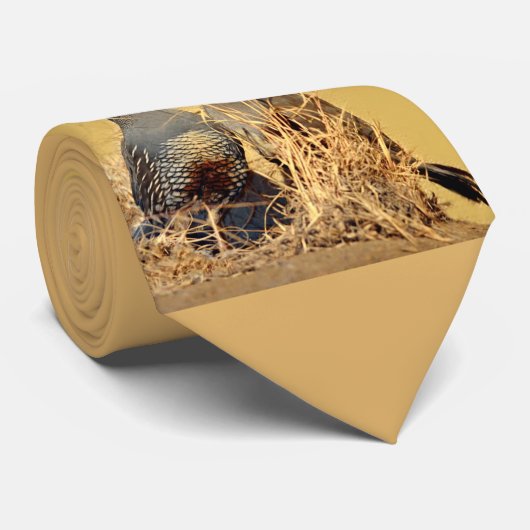 Valley Quail (Californië) Stropdas (Opgerold)