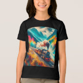 Valley-reeks Tri-Blend Shirt (Voorkant)